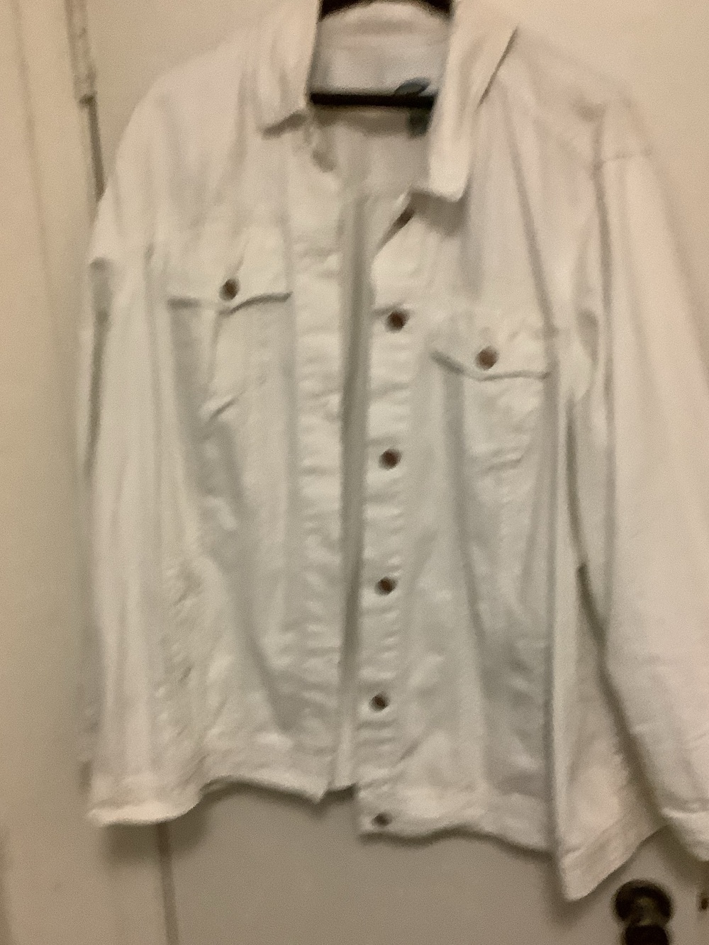 White Denim Jacket from Old Navy, 4X